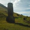 A moai at Rano Raraku