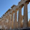 Side view of the Parthenon