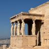 Statues of priestesses to the goddess Athena