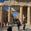 The entrance and exit to the larger Parthenon complex atop the Acropolis