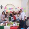 The Mexican students were the winners of the best table! 