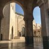 Outside the Hassan II mosque