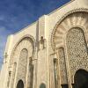 Outside the Hassan II mosque - Moroccan mosaic design