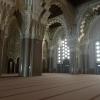 Inside the mosque - a large prayer rug