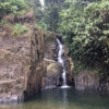 The first waterfall also had a rope next to the water for people to climb down the rocks as an extreme sport!