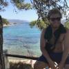 Having a wonderful day on the beach in Split, Croatia!