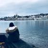 This is a picture of me looking at the city of Lucerne, Switzerland. It was absolutely breathtaking..and freezing!