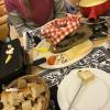 We knew we had to try fondue while we were in Switzerland. Fondue is melted cheese (sometimes with a bit of white wine) that you dip bread or meat into. It was absolutely delicious, but quite expensive. I love cheese, so I was happy. Would you eat it?