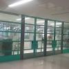 The library has books, computers and quiet space for students