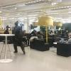 Tellus Cafe has space for eating, studying, and napping