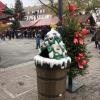 Even the trashcans are festive!