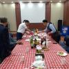Some people from the American Embassy organized a Thanksgiving potluck