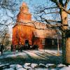 One of the traditional Scandinavian halls that is preserved at Skansen Christmas Market