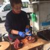 Selling pulpo on the streets is another unique and amazing part of Galician culture