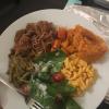 I enjoyed my plate featuring my favorite - green bean casserole