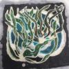 I dyed this cloth, inspired by the forest flora