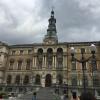 City Hall is a beautiful building with some really fun lights that are turned on for night strolls by the river