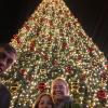 Jenny and me in front of the Christmas tree in Bethlehem