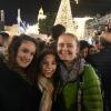 Melissa, Jenny and me in front of the Christmas tree in Bethlehem