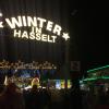The Christmas market entrance in Hasselt