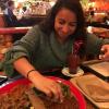 We tried Ethiopian food and ate with bread as our utensils instead of forks