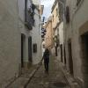 Sitges is full of little narrow streets, like this one.