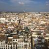 A bird's eye view of the city of Sevilla 