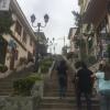 Up, up, up the stairs and into Las Peñas neighborhood