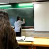 Professors usually write very little on the board and cover material for two hours