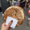 I paid less than one dollar for this amazing cinnamon pancake 