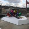 A cool flower statue outside the Guggenheim Museum in Bilbao