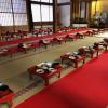 Most of these seats were for Buddhist monks after the morning prayer ceremony