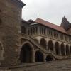 The courtyard of the beautiful Corvin Castle