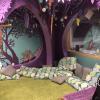 In the playful learning center, this tree is a center piece for story-telling