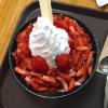 Always say yes to strawberry cheesecake patbingsu (shaved ice)