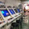A retro arcade in Busan featuring classics like Mario Bros!