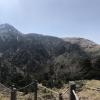 A glimpse of the mountain range at Hallasan