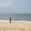 Pondering life at a beach in Kerala