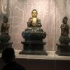 Inside, there were many artifacts from Taiwanese history, such as this Buddha