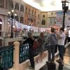 There are 14 casinos along the Cotai Strip, each with its own special theme (like this one designed like old Venice, complete with a river inside!)