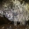 Stalactites form on the ceilings of caves, while stalagmites form on the floor.