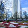 Ekaterinburg is located in Sverdlovsk Oblast (which means province or region). This building is where the executive branch of the regional government works, like a state capital building in the US. Locals call it "the Tooth." Can you see why?