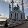 This mosque is located in the Kazan Kremlin, the original fortress city. However, this mosque was built after the collapse of the Soviet Union to celebrate religious diversity. About half of Kazan's population is Muslim. Religion was banned in the USSR.