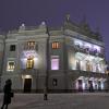 This is Ekaterinburg's Opera and Ballet theatre. Did you know that Russia is very famous for its ballet? I just saw an opera here last week, and I want to see a ballet soon!