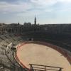 The Arena de Nîmes where gladiators would fight and games were held