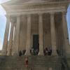 The front of the "Maison Carrée"