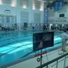 This livestream monitor is positioned so spectators can see it, but students who are competing cannot