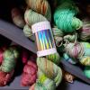 Dyed yarn made from Irish wool is great for knitting into whatever you want