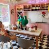 Many themed cafes have little rooms set up just for photos