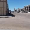 Sandy streets in downtown Swakopmund